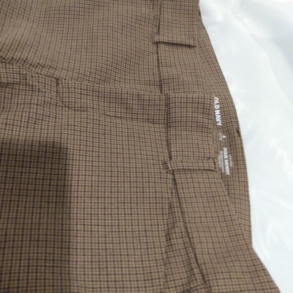 OLD NAVY High-Waisted Pixie Skinny Ankle Pants, Gold Houndstooth, Size 4P - Picture 4 of 9